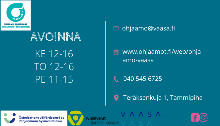Lukujärjestys - Ohjaamo Vaasa - Ohjaamo